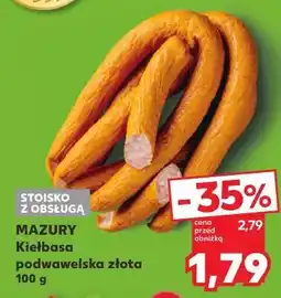 Kaufland Kiełbasa podwawelska złota oferta