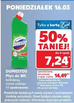 Kaufland Płyn do WC biobójczy, różne rodzaje oferta
