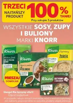 Kaufland WSZYSTKIE SOSY, ZUPY I BULIONY MARKI KNORR oferta