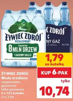Kaufland Woda źródlana niegazowana, gazowana, lekko gazowana ŻYWIEC ZDRÓJ oferta