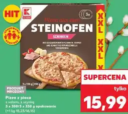 Kaufland Pizza z pieca z salami, z szynką oferta