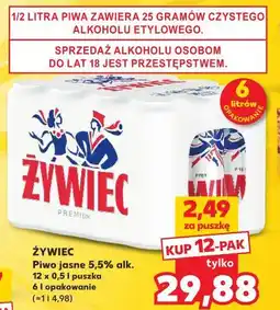 Kaufland Piwo jasne 5,5% alk oferta