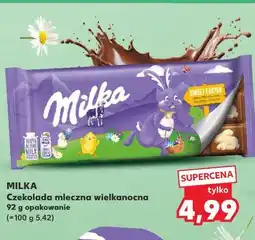 Kaufland Czekolada mleczna wielkanocna Milka oferta