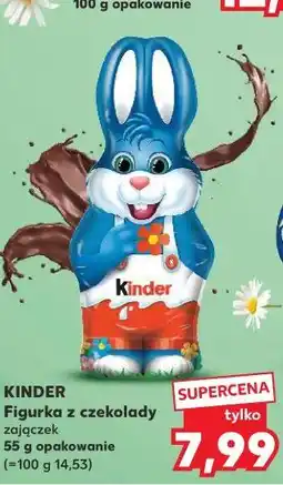Kaufland Figurka z czekolady zajączek Kinder oferta