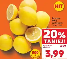 Kaufland Cytryny 500 g opakowanie oferta