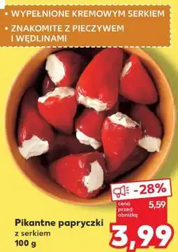 Kaufland Pikantne papryczki z serkiem oferta