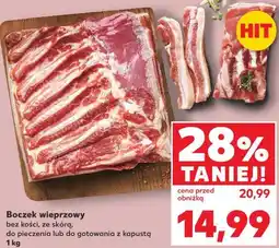Kaufland Boczek wieprzowy bez kości, ze skórą, do pieczenia lub do gotowania z kapustą oferta