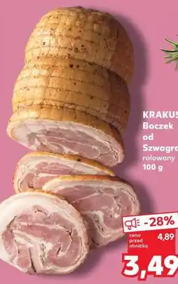 Kaufland Boczek od Szwagra rolowany oferta