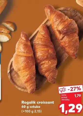 Kaufland Rogalik croissant 60 g sztuka oferta