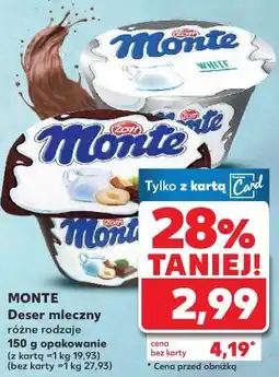 Kaufland Deser mleczny MONTE różne rodzaje oferta