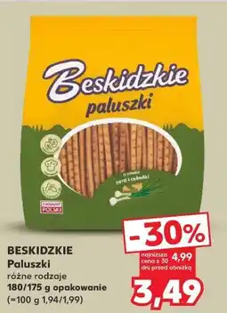 Kaufland Paluszki różne rodzaje BESKIDZKIE oferta