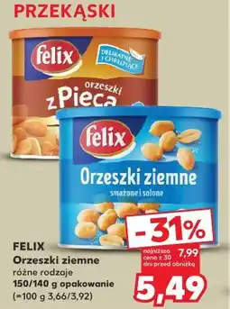 Kaufland Orzeszki ziemne różne rodzaje FELIX oferta