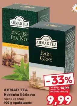 Kaufland Herbata liściasta AHMAD TEA różne rodzaje oferta