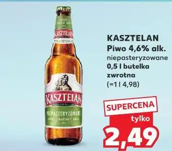 Kaufland Kasztelan Piwo 4,6% alk. niepasteryzowane oferta