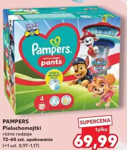 Kaufland Pieluchomajtki różne rodzaje 72-60 szt. opakowanie oferta