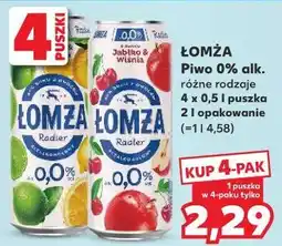 Kaufland Łomża Piwo 0% alk. różne rodzaje oferta