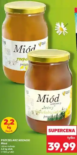 Kaufland Miód różne rodzaje 2,2 kg słoik oferta