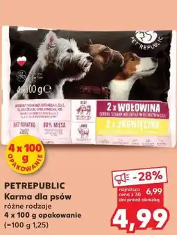 Kaufland PETREPUBLIC Karma dla psów różne rodzaje oferta