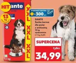 Kaufland DANTE Sucha karma dla psów z wołowiną oferta
