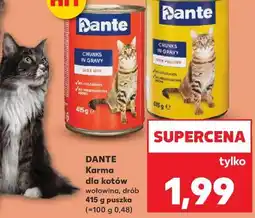 Kaufland DANTE Karma dla kotów wołowina, drób oferta