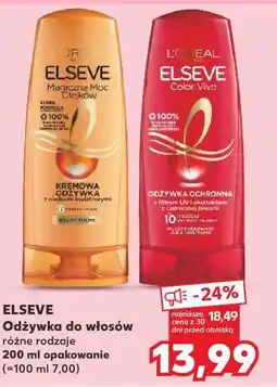 Kaufland Odżywka do włosów ELSEVE różne rodzaje 200 ml opakowanie oferta