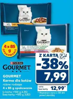 Kaufland GOURMET Karma dla kotów różne rodzaje oferta