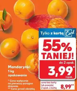 Kaufland Mandarynki oferta
