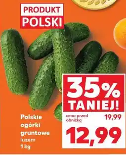 Kaufland Polskie ogórki gruntowe luzem oferta