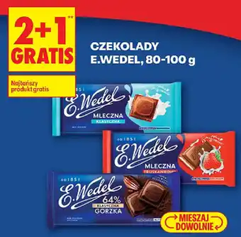 Biedronka Czekolady e.wedel, oferta