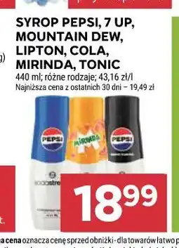 Stokrotka SYROP PEPSI, 7 UP, MOUNTAIN DEW, LIPTON, COLA, MIRINDA, TONIC oferta