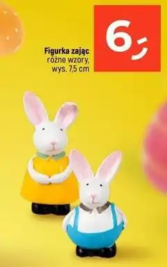 Dealz Figurka zając różne wzory, wys. 7,5 cm oferta