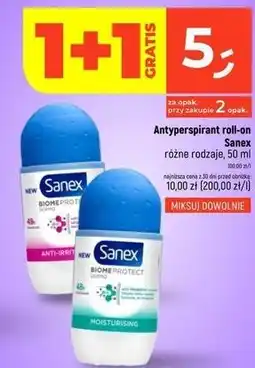 Dealz Antyperspirant roll-on Sanex oferta