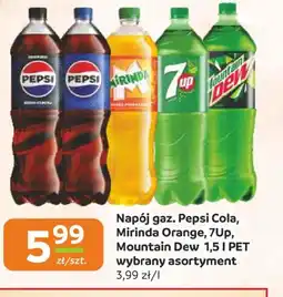 Gama Napój Pepsi, Mirinda, 7Up, Mountain Dew oferta
