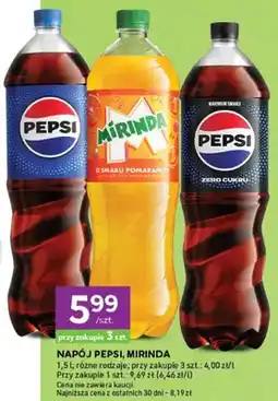 Stokrotka Napój Pepsi, Mirinda różne rodzaje oferta