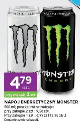 Stokrotka Napój energetyczny Monster różne rodzaje oferta