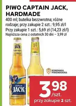 Stokrotka Piwo Captain Jack, Harnaś butelka bezwrotna różne rodzaje oferta