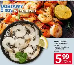 Selgros Krewetki białe surowe obrane 30-40 oferta