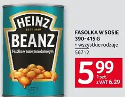 Selgros Fasolka w sosie Heinz Beanz oferta