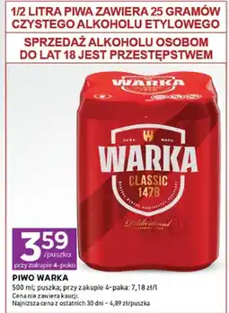 Stokrotka Piwo Warka Classic puszka oferta