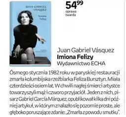 Empik Książka Juan Gabriel Vasquez oferta