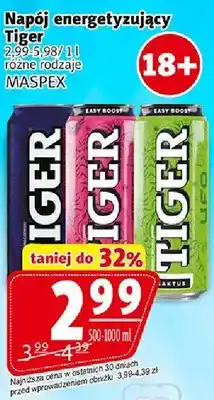 Prim Market Napój energetyzujący Tiger różne rodzaje oferta