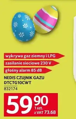 Selgros Czujnik gazu NEDIS DTCG10CWT oferta
