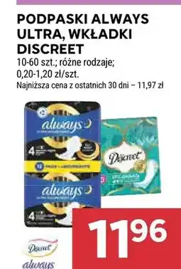 Stokrotka Podpaski ultra, wkładki oferta