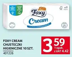 Selgros Chusteczki higieniczne Foxy Cream 10szt oferta