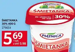 Selgros Śmietanka Piątnica 30% oferta