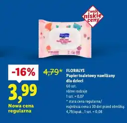 Lidl Papier toaletowy nawilżany dla dzieci, różne rodzaje oferta
