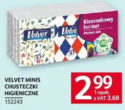 Selgros Chusteczki higieniczne Velvet Minis 152243 oferta