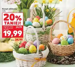 Kaufland Koszyk wiklinowy mały oferta