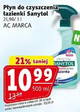Prim Market Płyn do czyszczenia łazienki Sanytol oferta