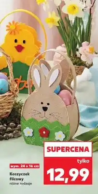 Kaufland Koszyczek filcowy różne rodzaje oferta
